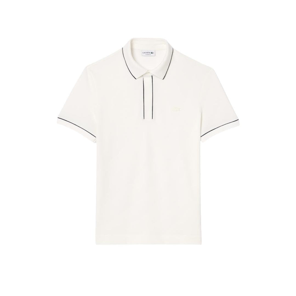 Mens Regular Fit Contrast Stretch Pique Polo Shirt
