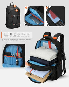 Flight Approved Detachable 2 in 1 50L Laptop Travel Backpack