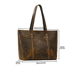 Womens Printed Shopping Shoulder Bag