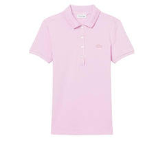 Womens Slim Fit Stretch Pique Polo Shirt