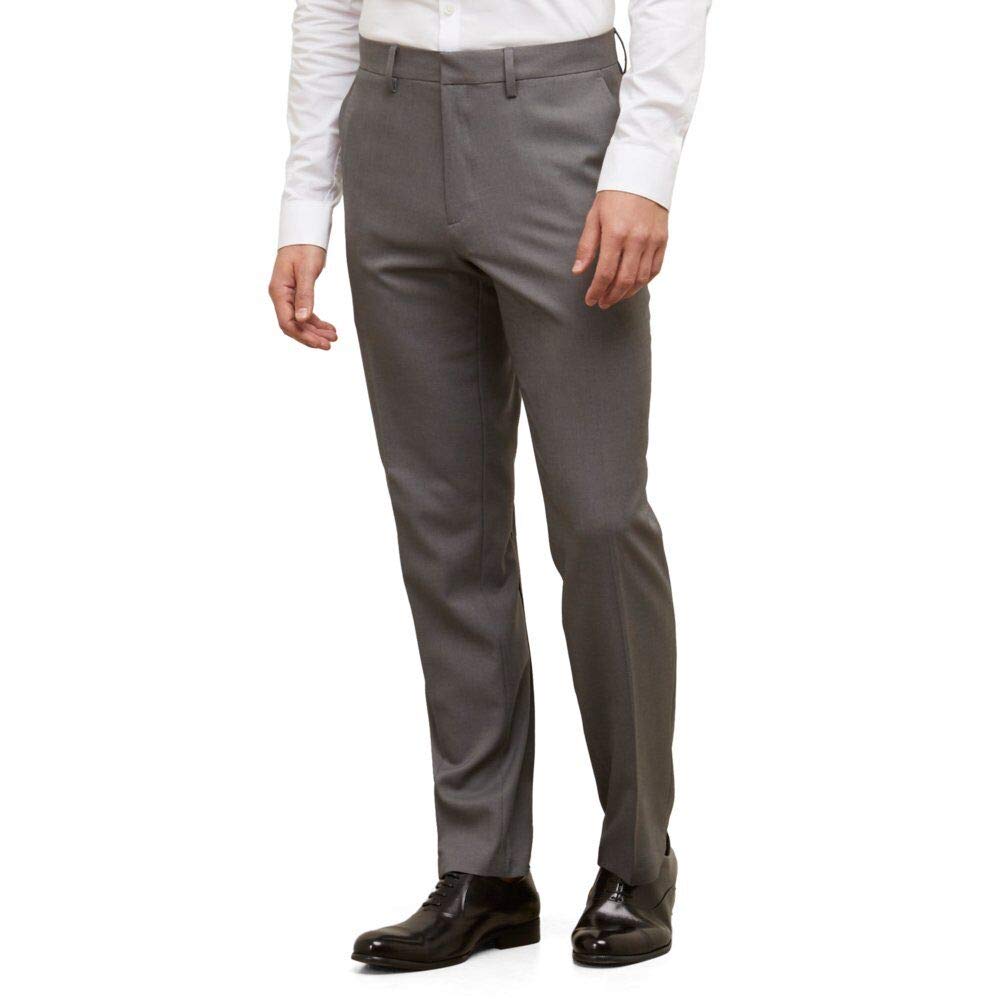 Mens Modern Fit Stretch Dress Pants