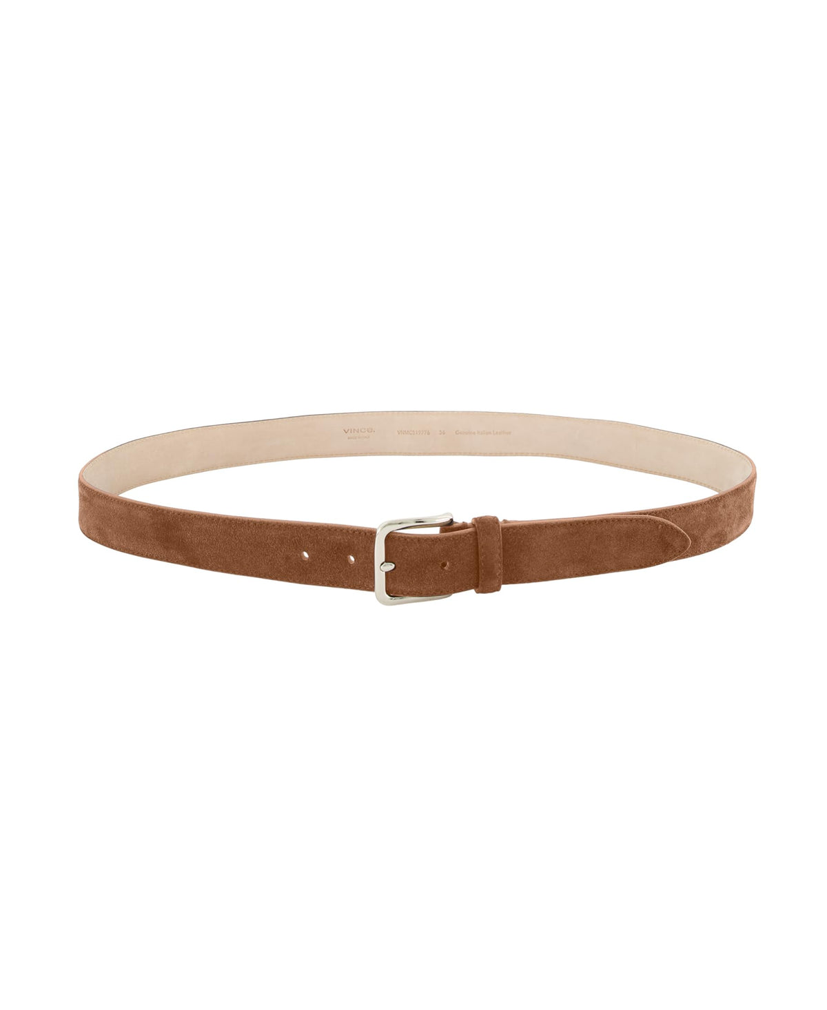 Mens Stitched Suede Casual Belt