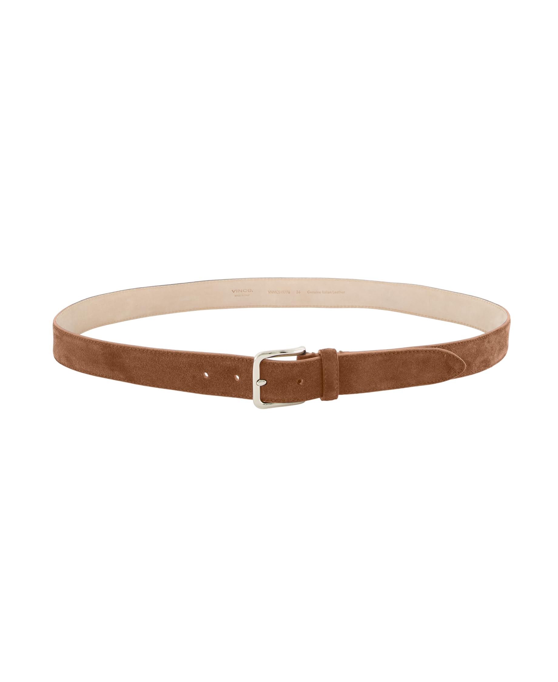 Mens Stitched Suede Casual Belt