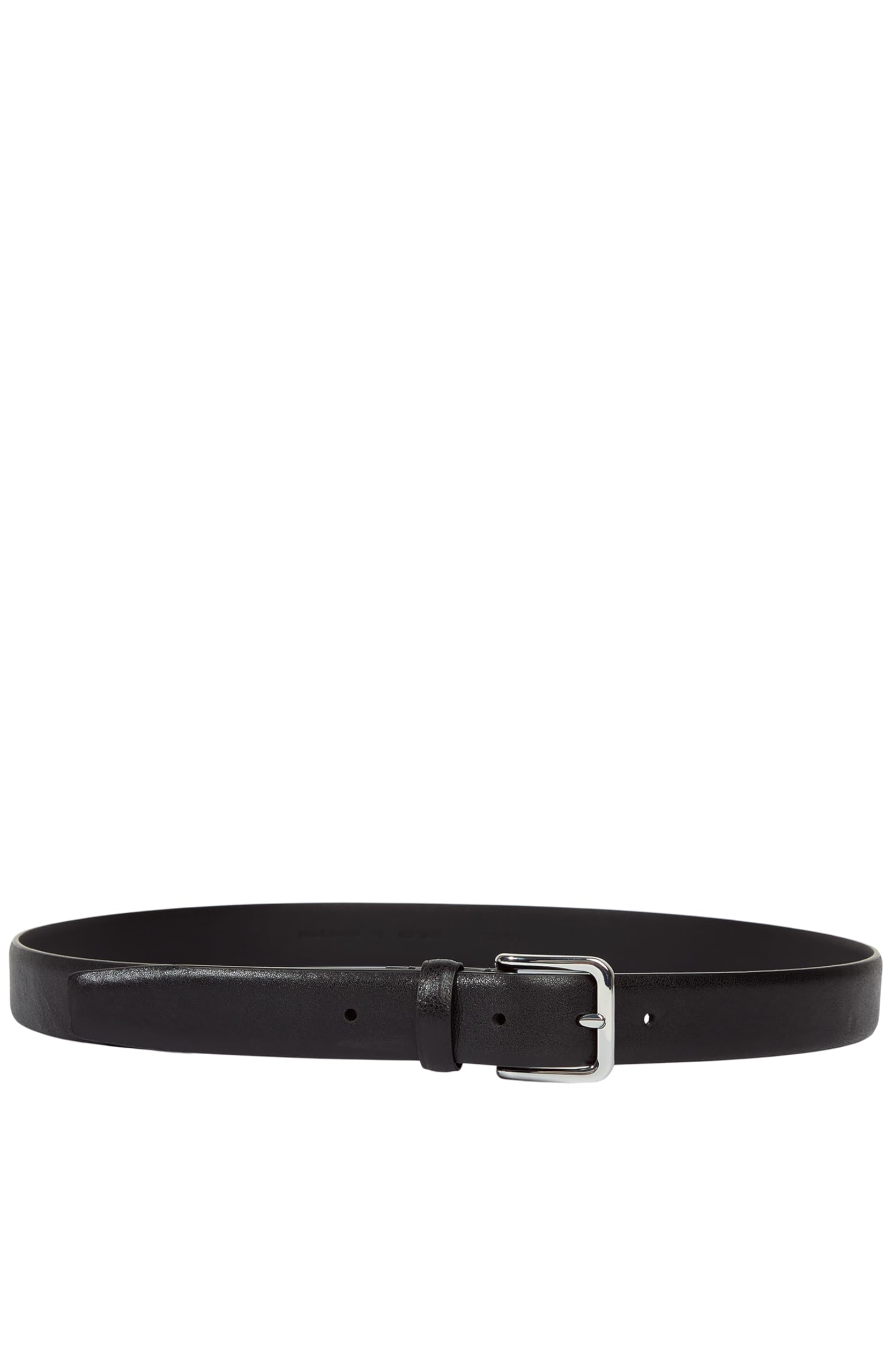 Mens 30mm Polished Calf Leather Belt