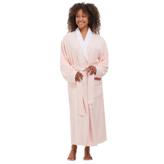 Unisex Plush Lined Microfiber Bath Robe