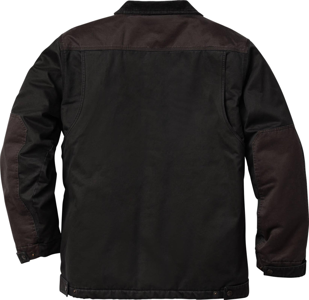 Mens Vintage Waxed Cotton Water Resistant Barn Chore Jacket