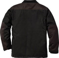 Mens Vintage Waxed Cotton Water Resistant Barn Chore Jacket