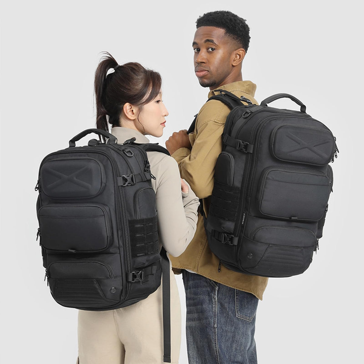 Expandable Extra Large Carry On Laptop Travel Backpack for Men