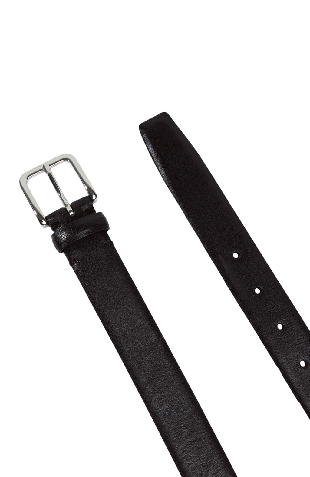 Mens 30mm Polished Calf Leather Belt