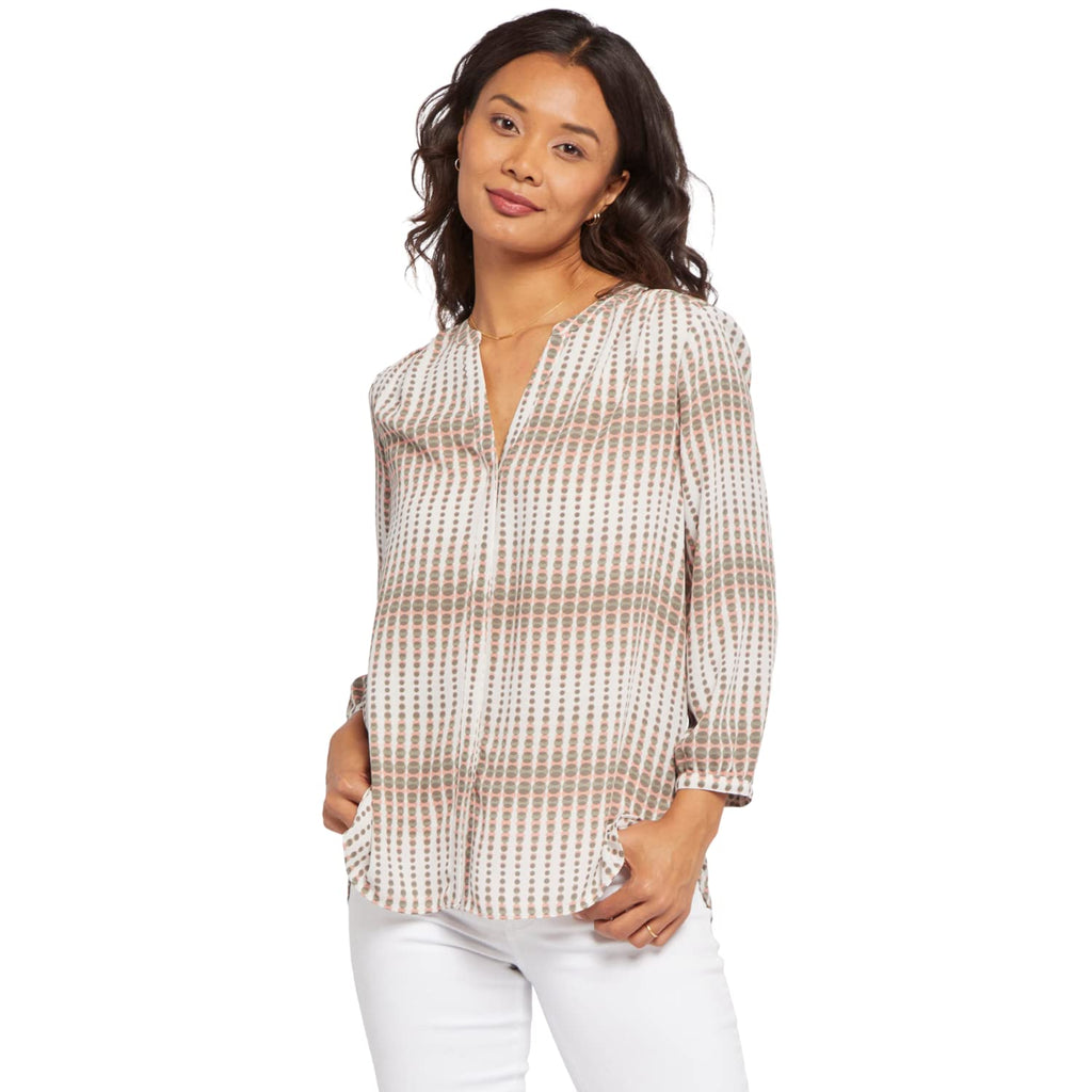 Womens Sleeveless Pintuck Top