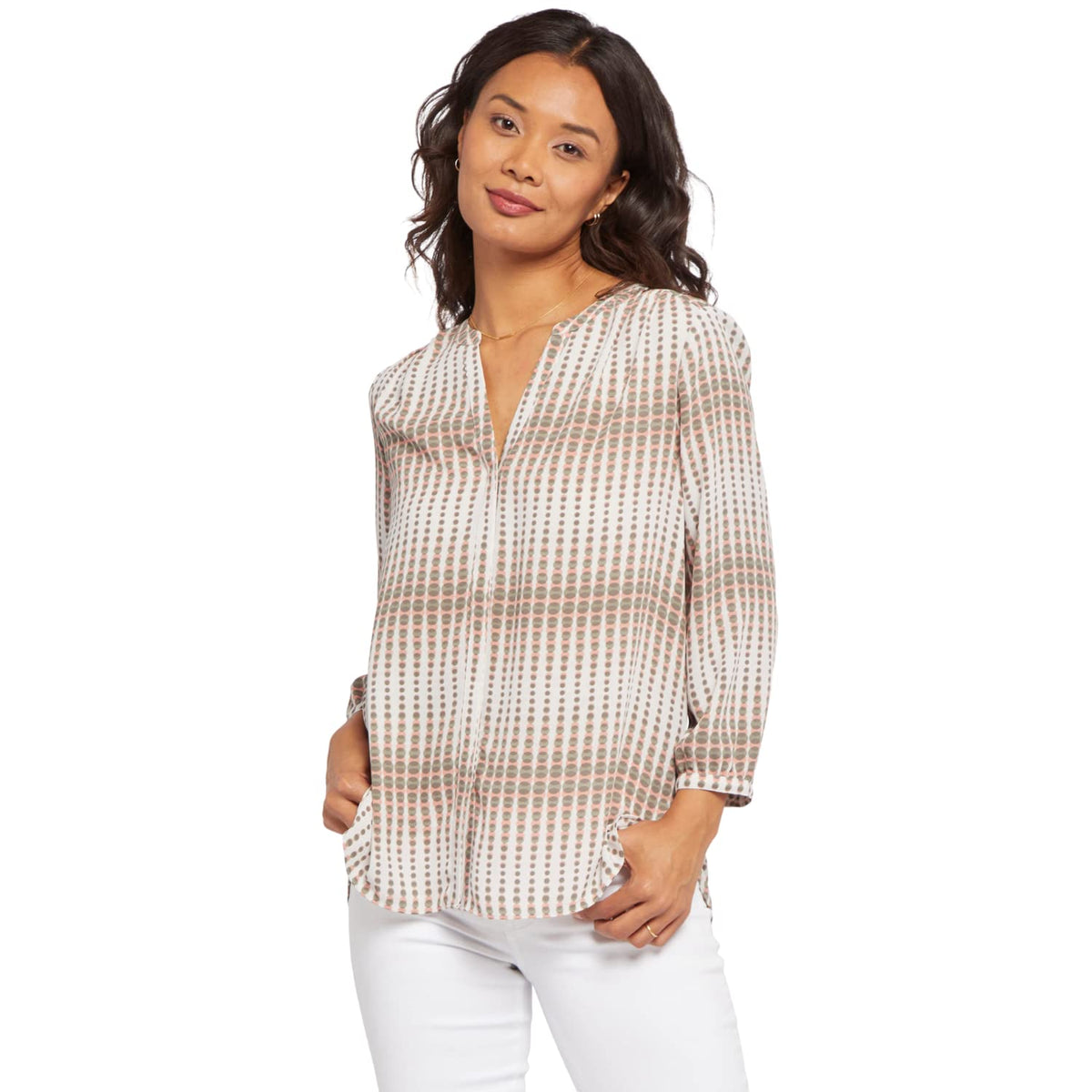 Womens Sleeveless Pintuck Top