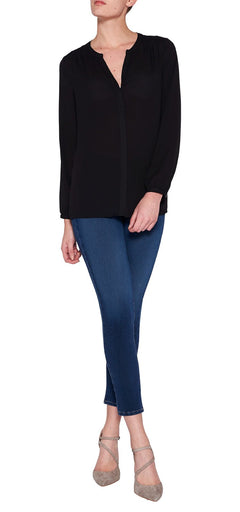 Womens Sleeveless Pintuck Top