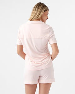 Short Sleeve Pajama Set Relaxed Fit with Pockets