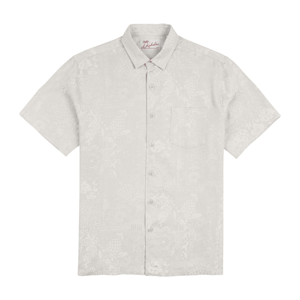 Mens Short Sleeve Apana Button Up Shirt