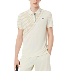 Mens Ultra Dry Printed Slim Fit Tennis Polo