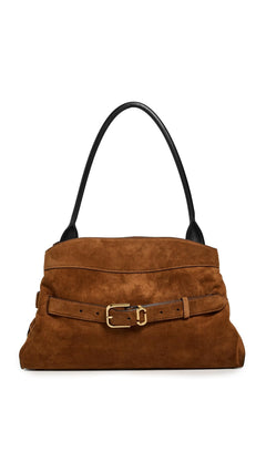 Womens Suede Dakota Satchel Bag