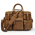 Mens Retro Briefcase Travel Crossbody Bag