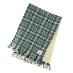 Scottish Pure Wool Tartan Fleece Winter Scarf