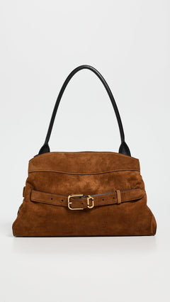 Womens Suede Dakota Satchel Bag