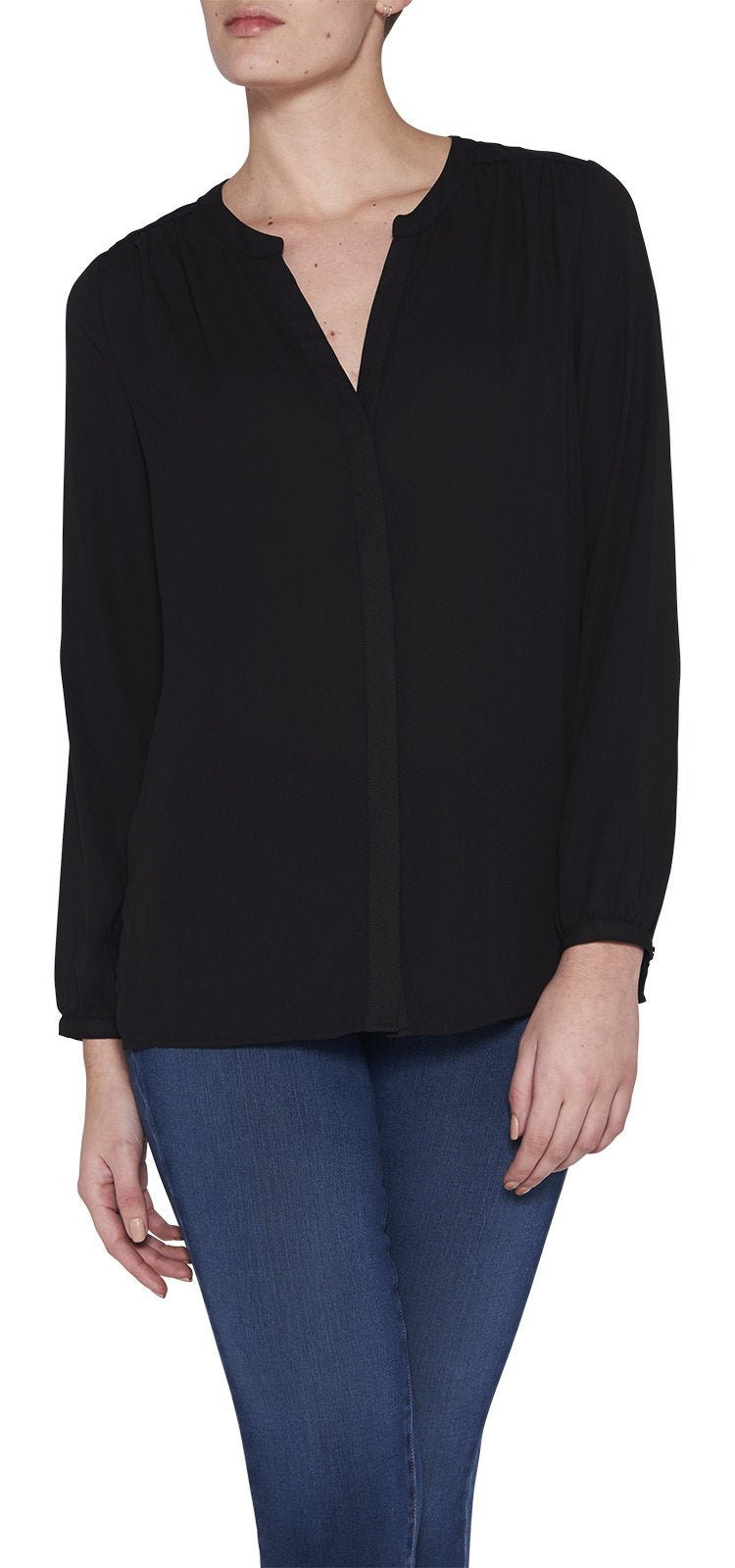 Womens Sleeveless Pintuck Top