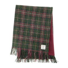 Scottish Pure Wool Tartan Fleece Winter Scarf