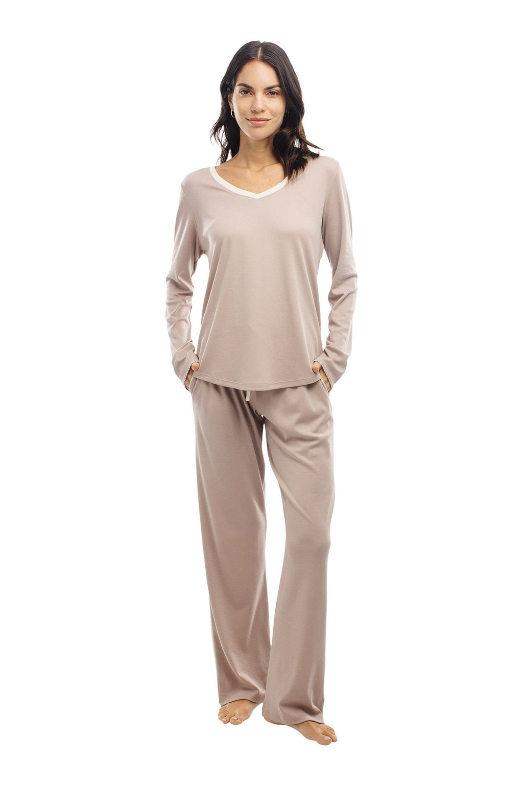 Long Sleeve Pima Cotton Pajama Set
