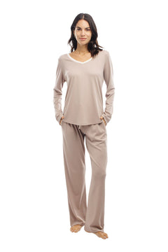 Long Sleeve Pima Cotton Pajama Set