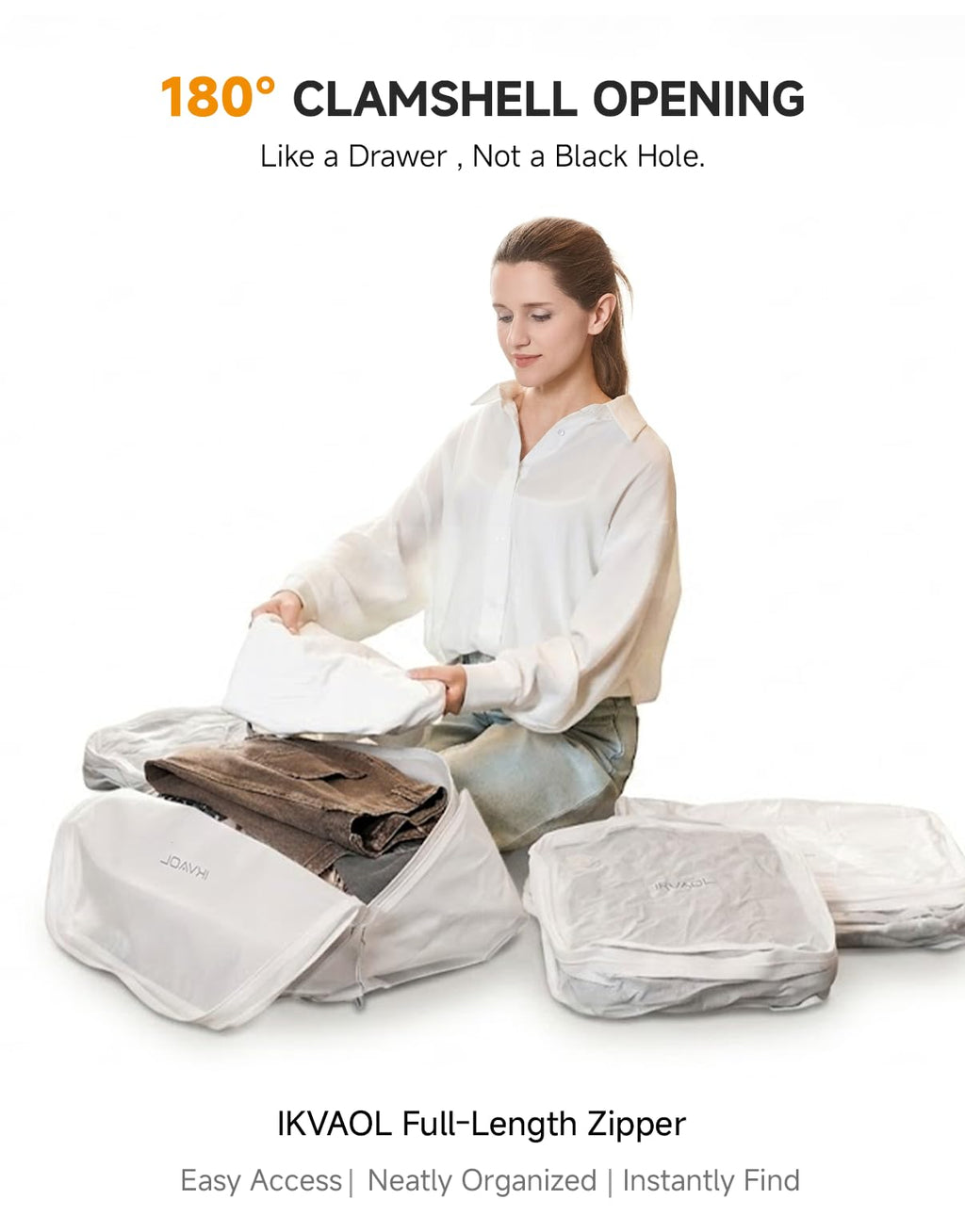 Reusable Waterproof Vacuum Compression Bags with Pump for Travel