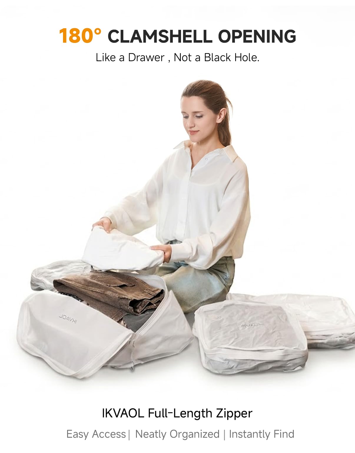 Reusable Waterproof Vacuum Compression Bags with Pump for Travel