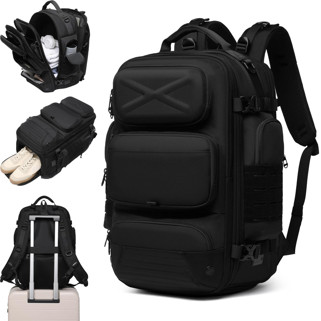 Expandable Extra Large Carry On Laptop Travel Backpack for Men
