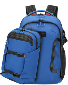 Flight Approved Detachable 2 in 1 50L Laptop Travel Backpack