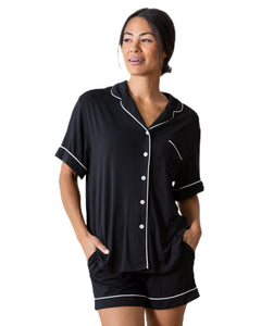Short Sleeve Pajama Set Relaxed Fit with Pockets