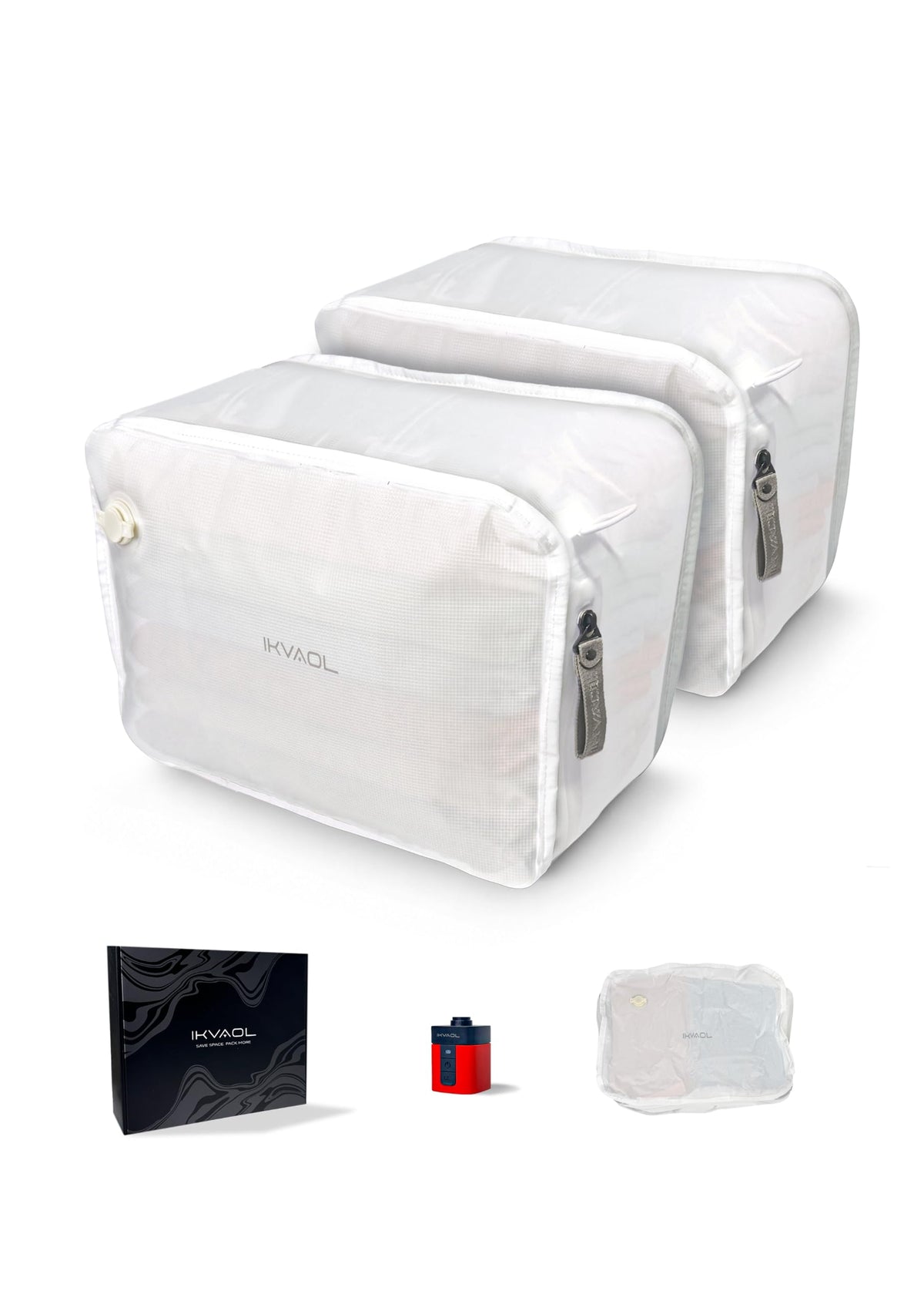 Reusable Waterproof Vacuum Compression Bags with Pump for Travel