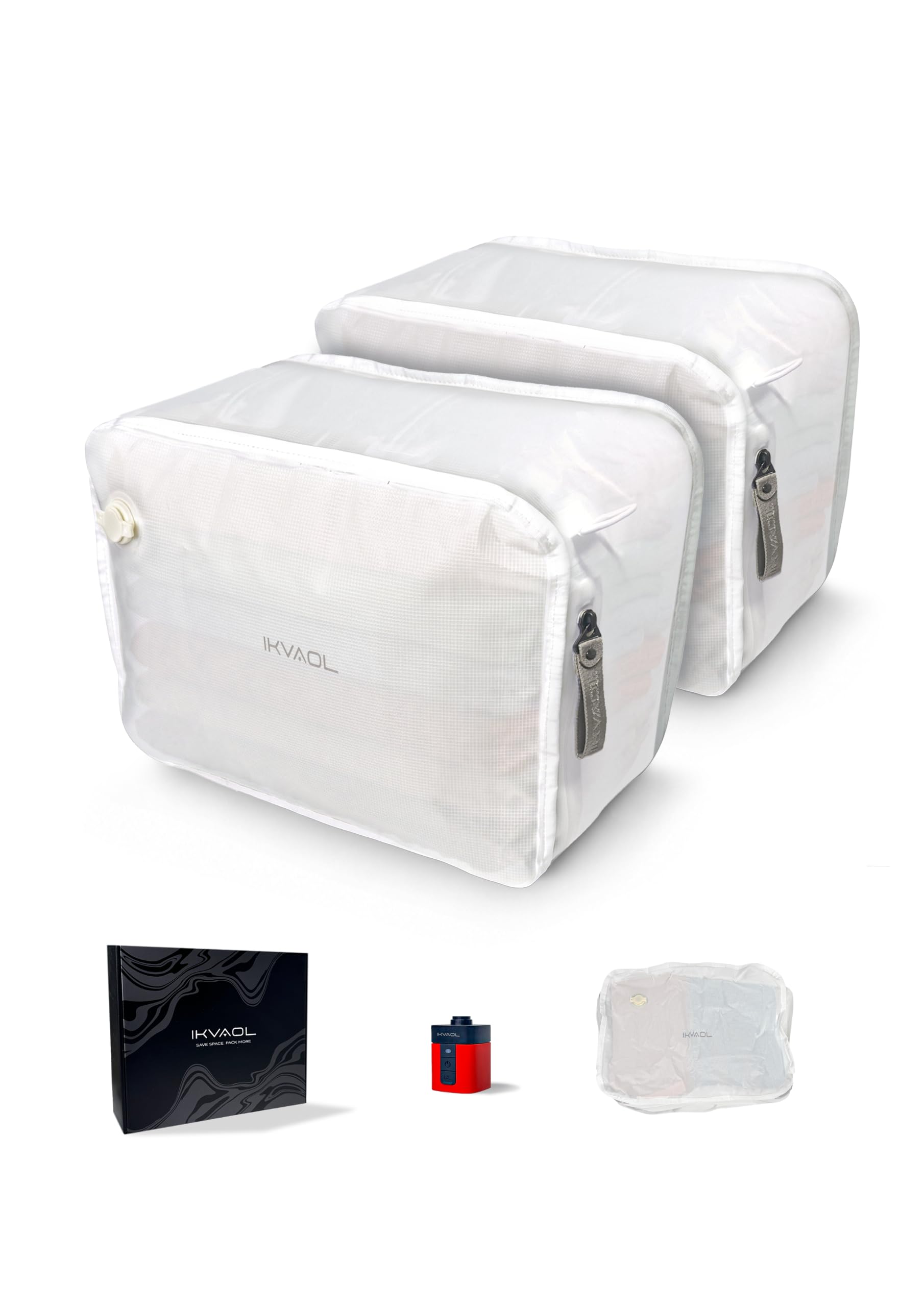 Reusable Waterproof Vacuum Compression Bags with Pump for Travel