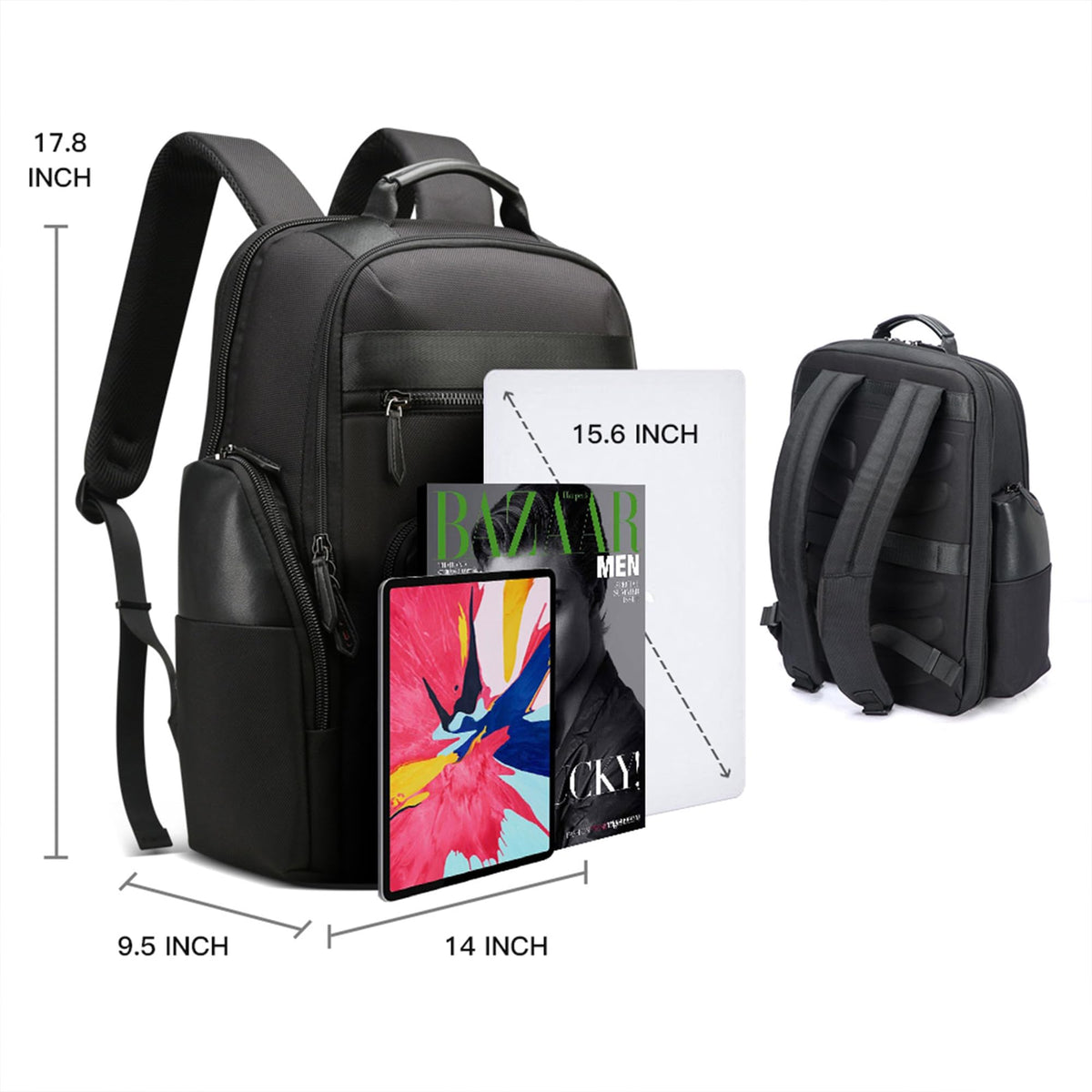 Anti Theft Business Laptop Travel Backpack for Men