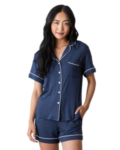 Short Sleeve Pajama Set Relaxed Fit with Pockets