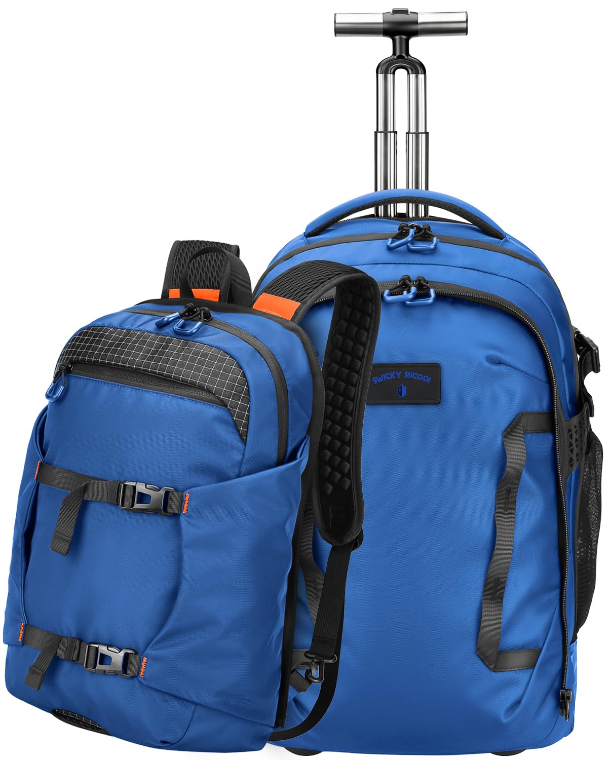 Flight Approved Detachable 2 in 1 50L Laptop Travel Backpack