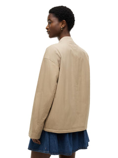 Lightweight Cotton Bomber Jacket Long Sleeve Varsity