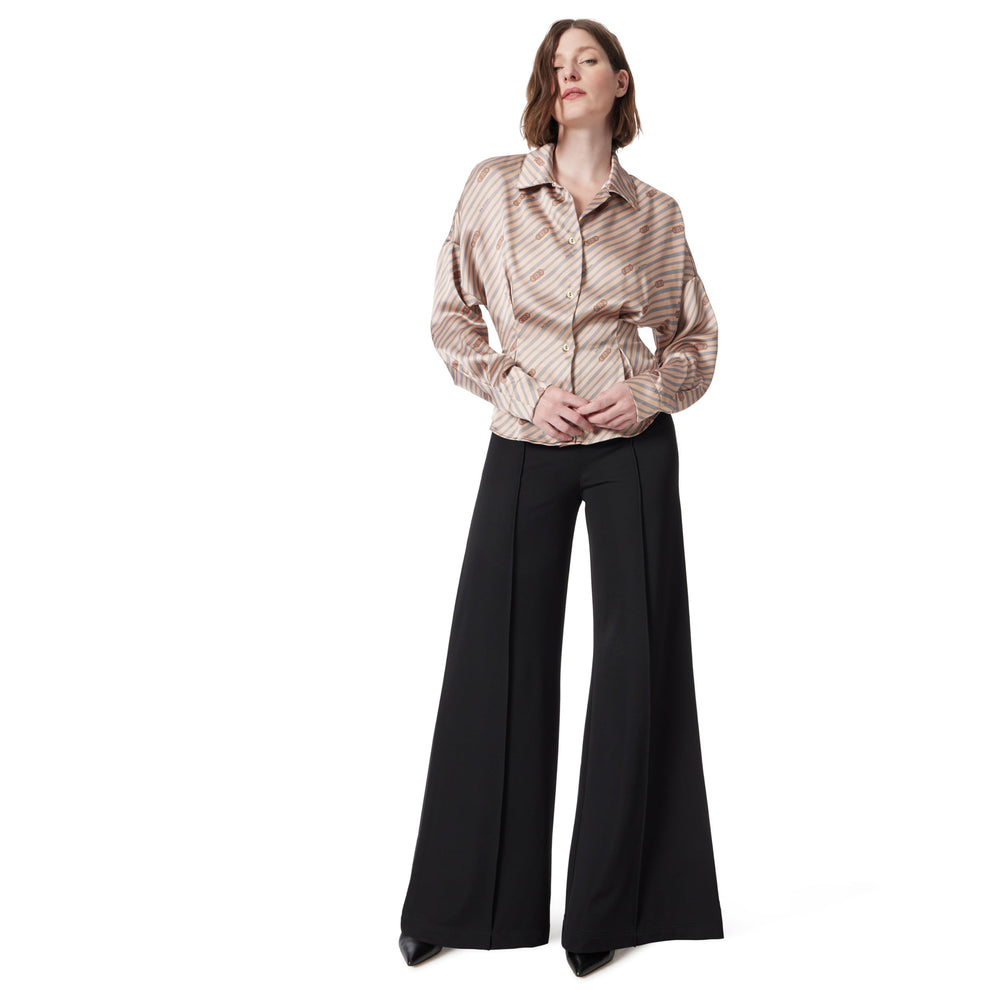 Women's High Rise Pull on Pin Tuck Pant Standard