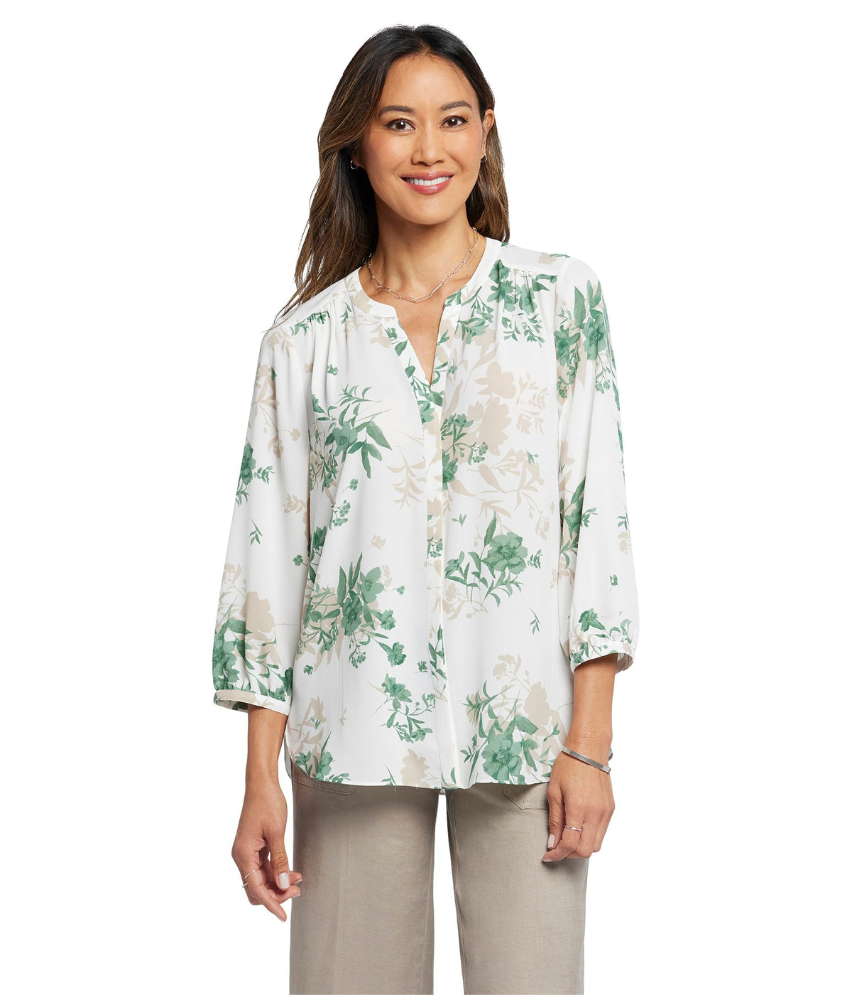 Womens Sleeveless Pintuck Top