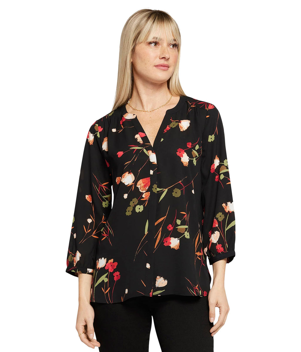 Womens Sleeveless Pintuck Top
