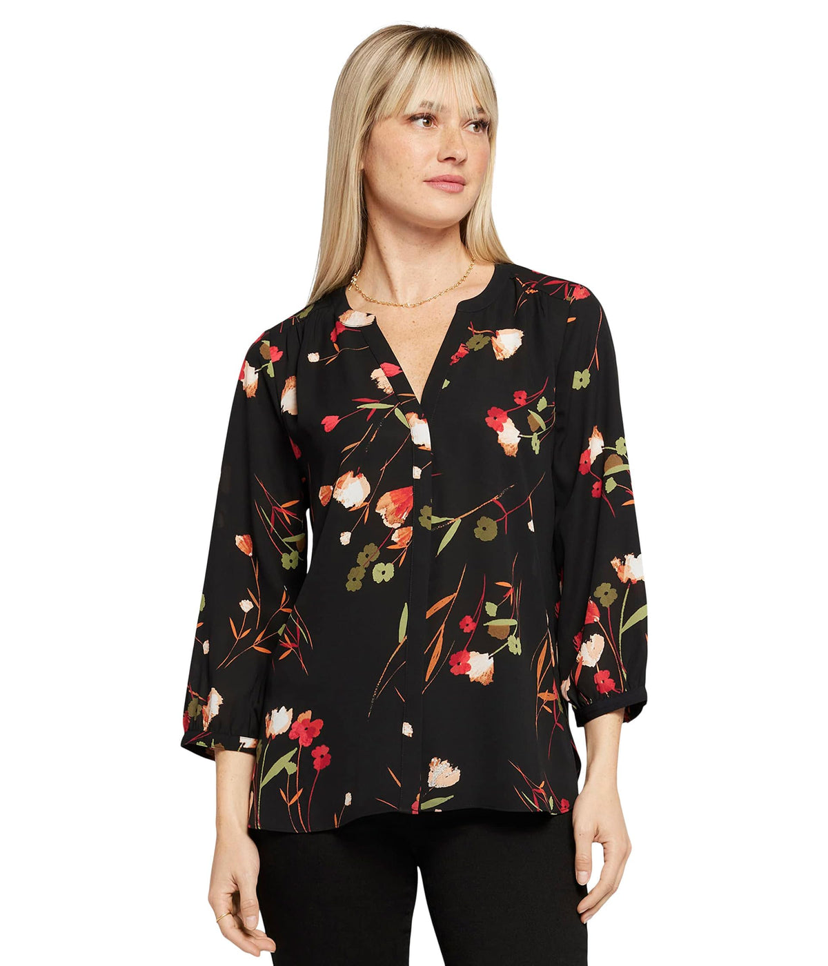 Womens Sleeveless Pintuck Top