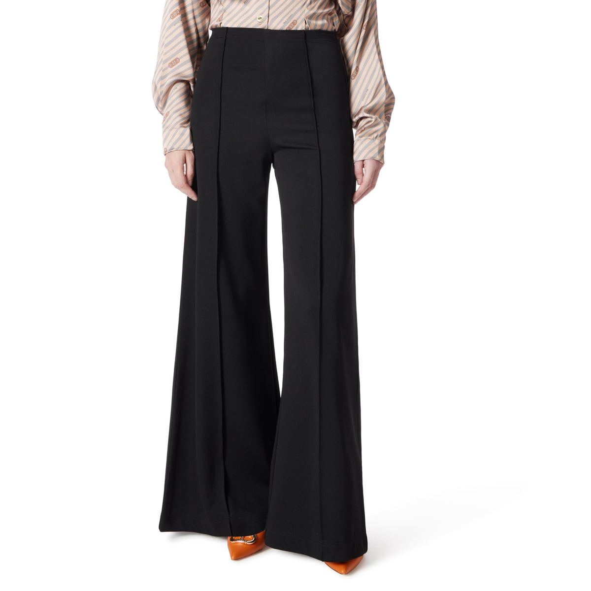 Women's High Rise Pull on Pin Tuck Pant Standard