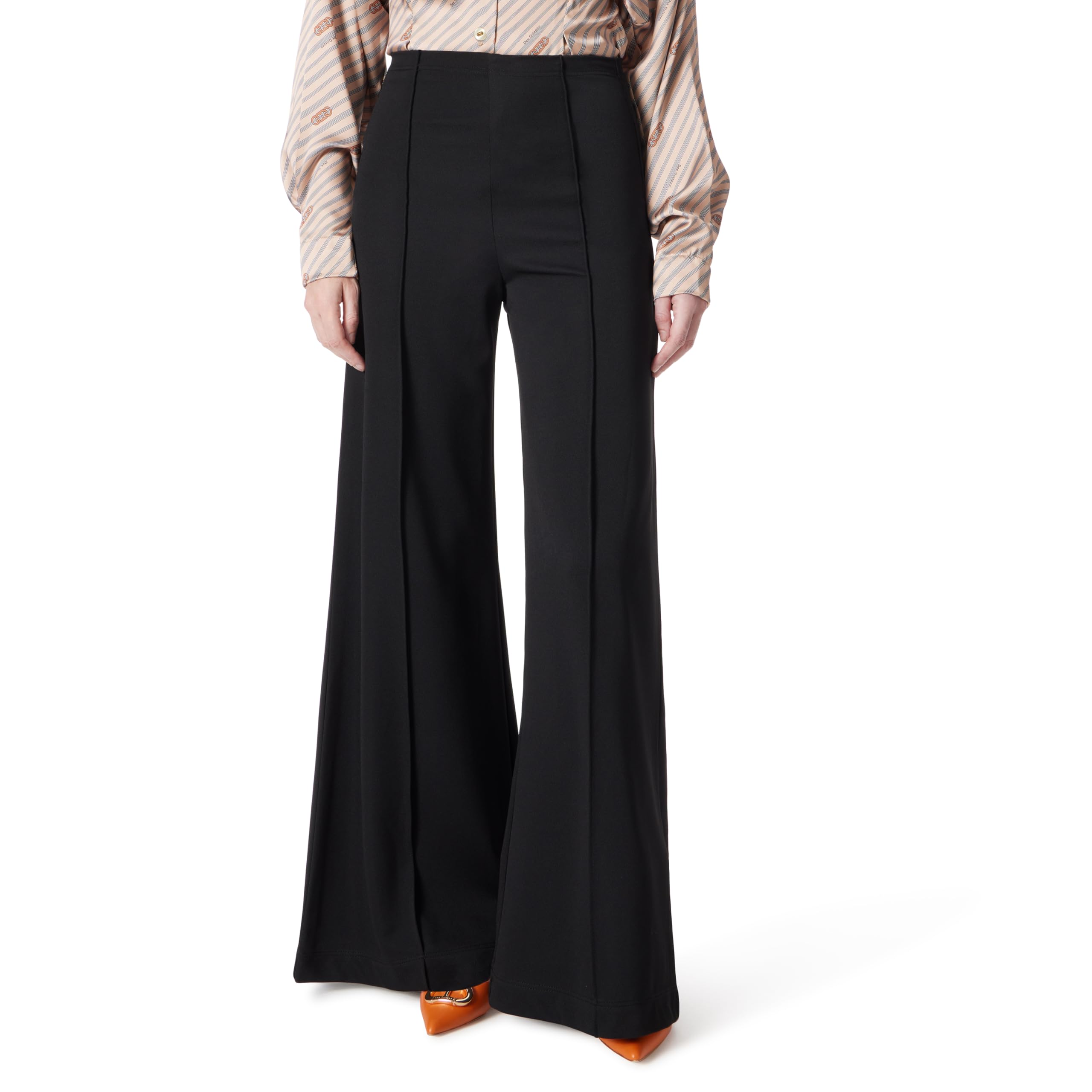 Women's High Rise Pull on Pin Tuck Pant Standard