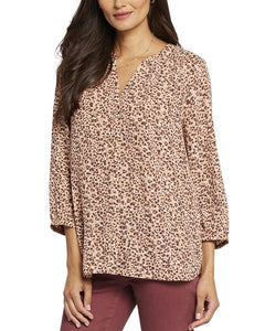 Womens Sleeveless Pintuck Top