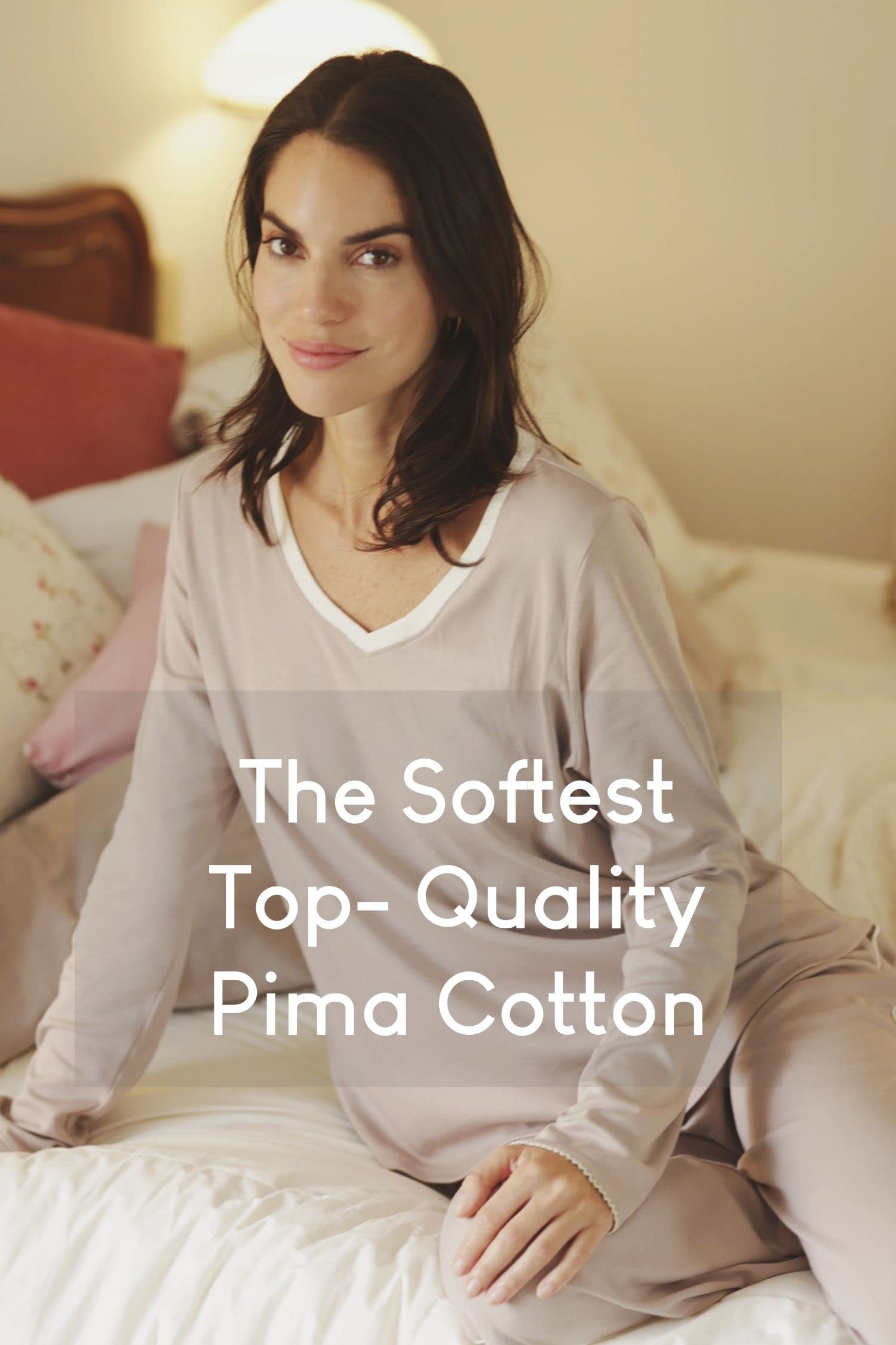 Long Sleeve Pima Cotton Pajama Set