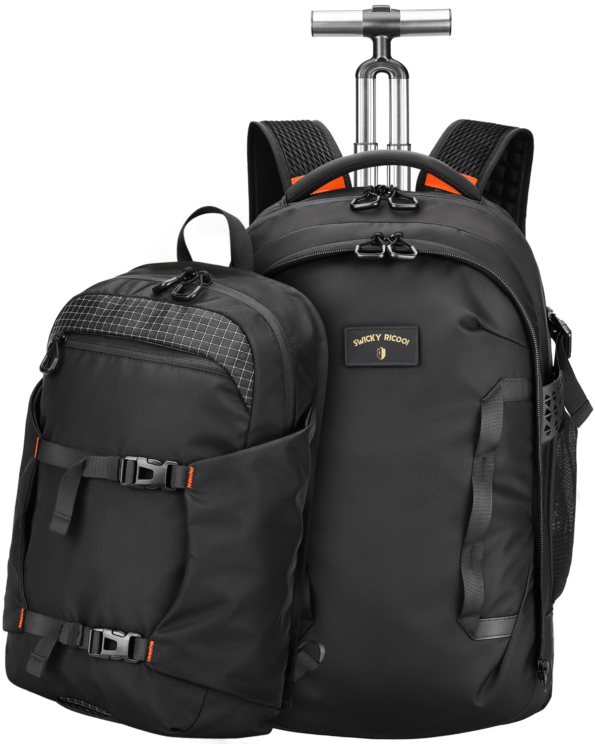 Flight Approved Detachable 2 in 1 50L Laptop Travel Backpack