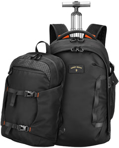 Flight Approved Detachable 2 in 1 50L Laptop Travel Backpack
