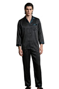 Mens Mulberry Silk Button Front Pajama Set