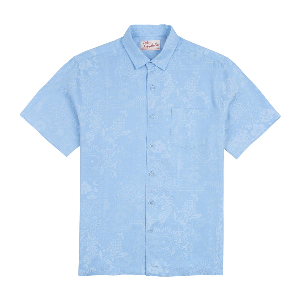 Mens Short Sleeve Apana Button Up Shirt